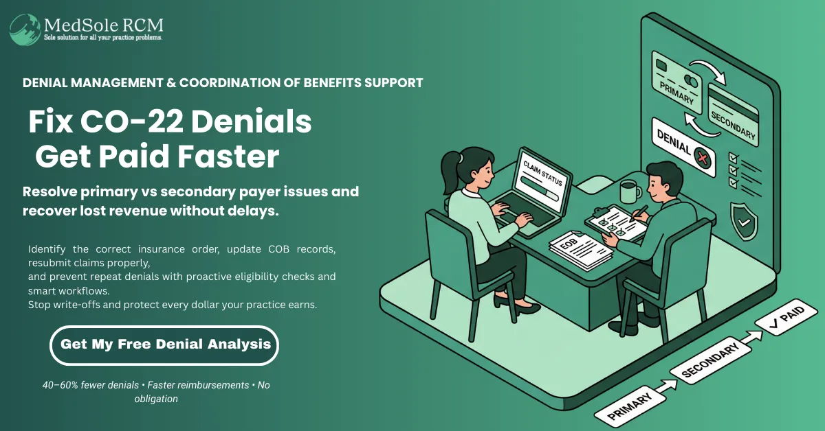 CO-22 Denial Code: Complete Guide to Coordination of Benefits Denials